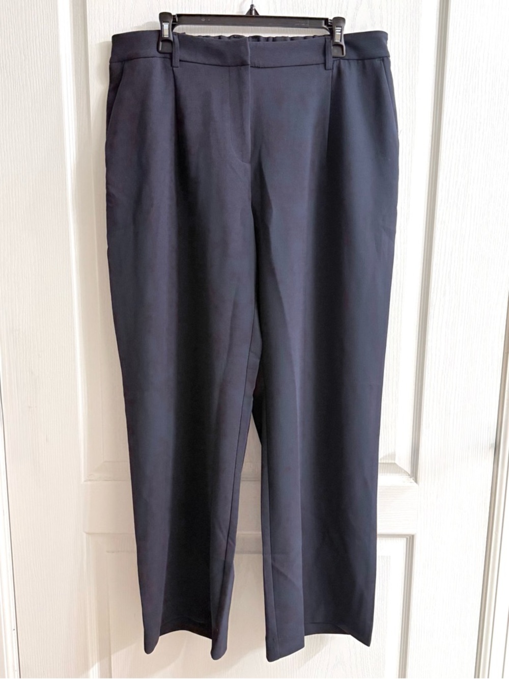 DKNY Navy Straight Leg Trousers